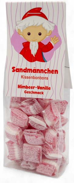 Sandmännchen Kissenbonbons Himbeer-Vanille