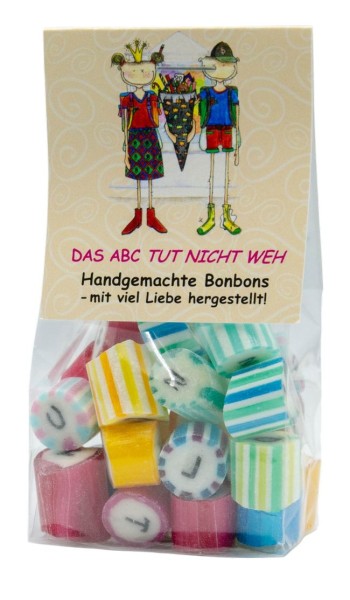 Artikelbild Rockbonbon Das ABC tut nicht weh 60g von Bonbonmann.de