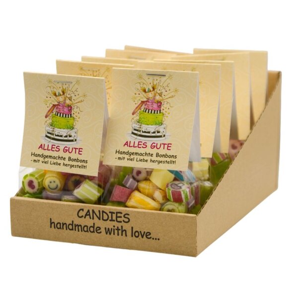 Rockbonbon Alles Gute 10x 60g Standbeutel im Karton